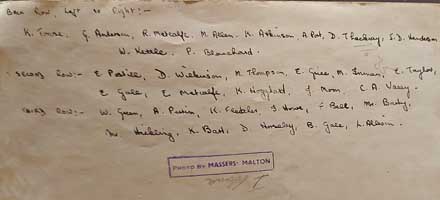 1944 Malton Grammar School Form V