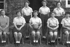 1955 Malton Grammar School Netball team
