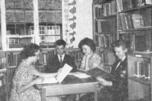 Malton Grammar School library 1960s