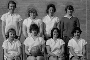 Malton County Modern netball team 1961