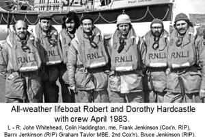 1983 Filey Lifeboat crew